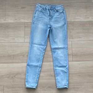 Sky Blue Skinny Jeans for Women